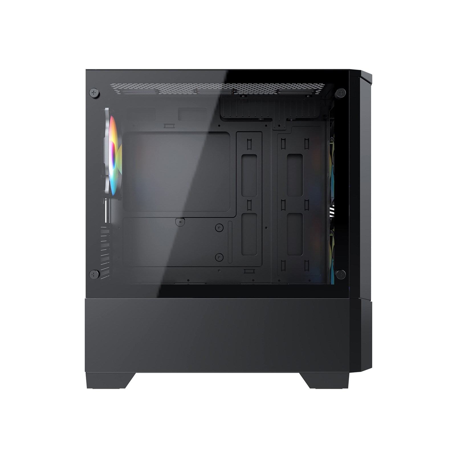 CiT Level 1 Glass Mid Tower Gaming Case - Black - CIT-LEVEL1-GB | CCL