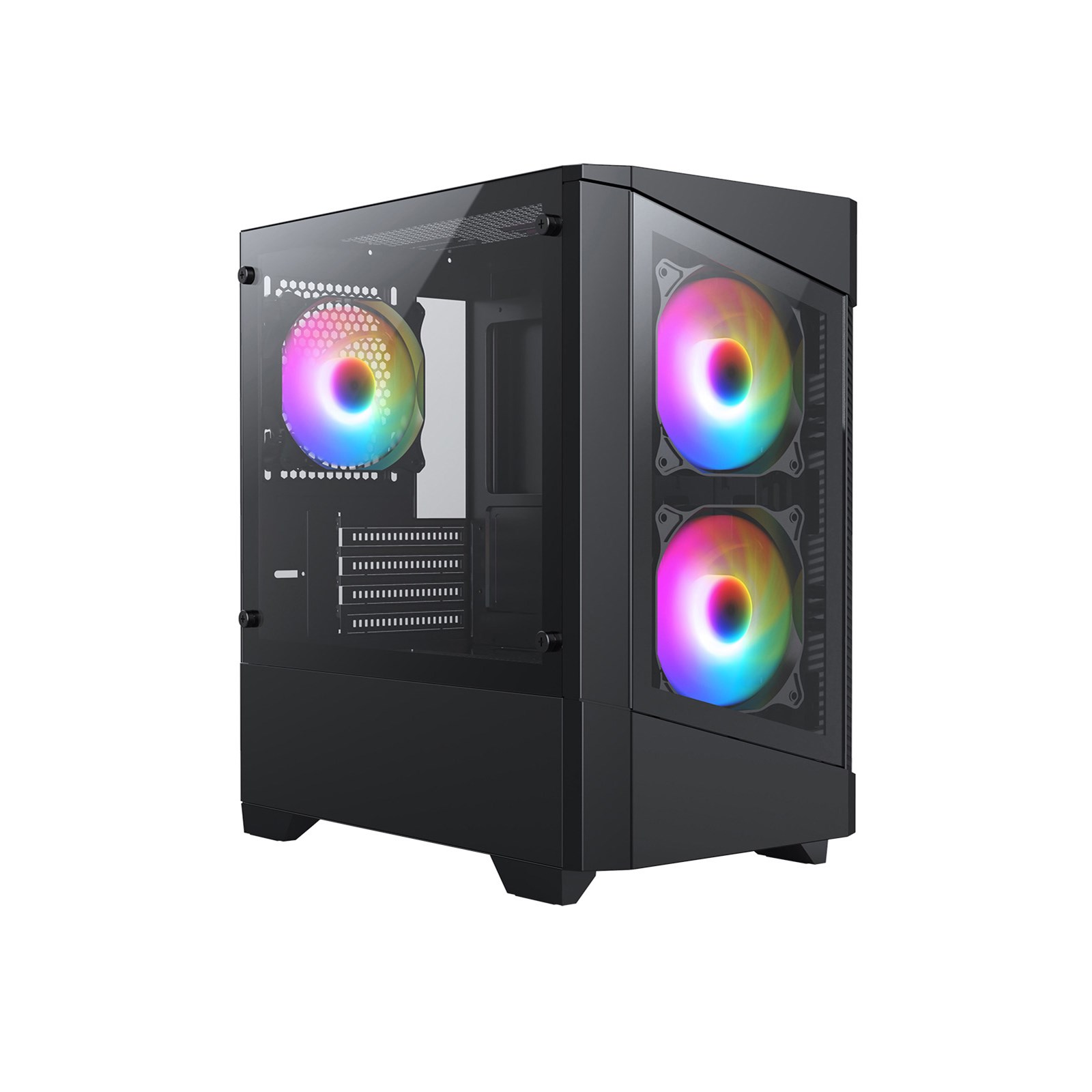 CiT Level 1 Glass Mid Tower Gaming Case - Black - CIT-LEVEL1-GB | CCL