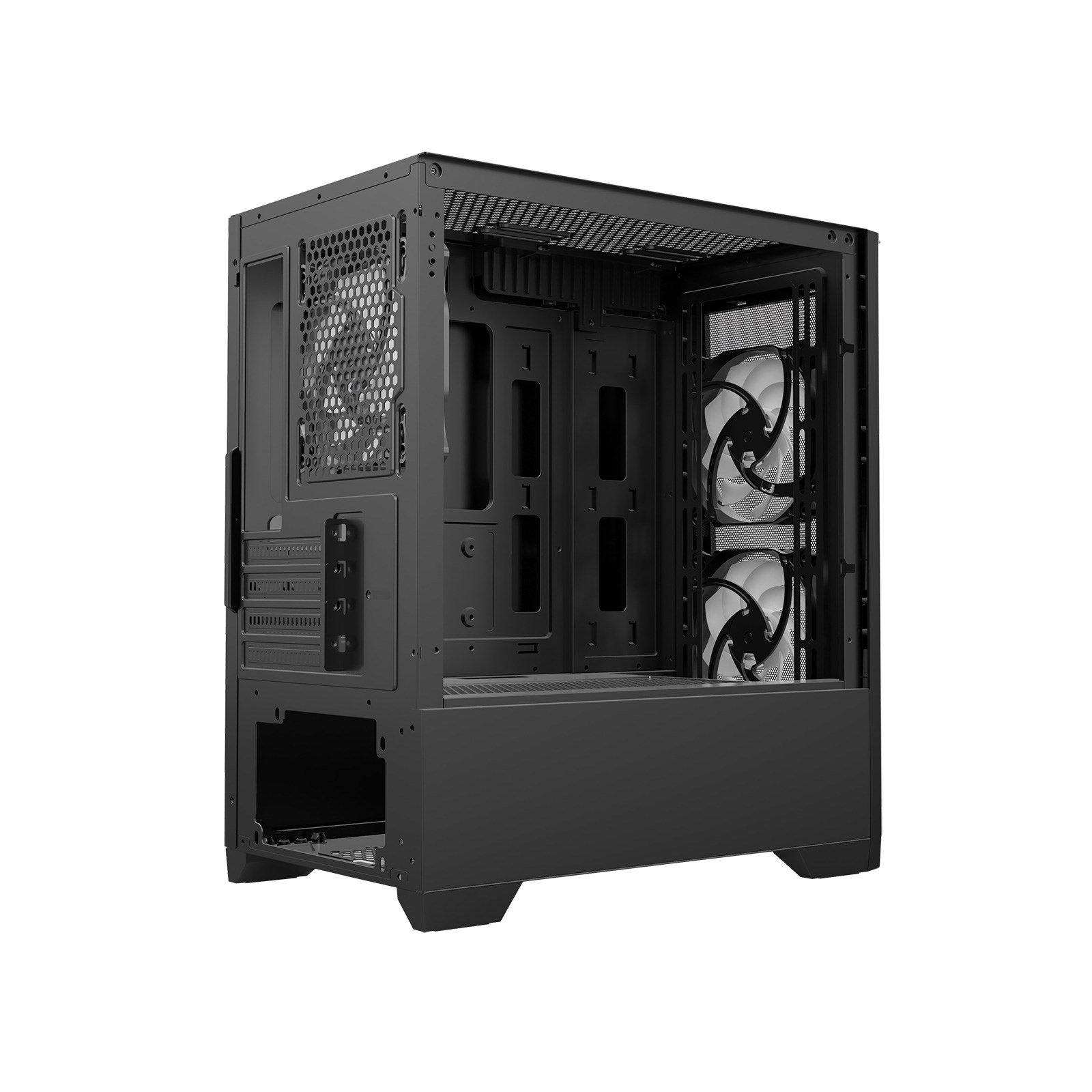 CiT Level 2 Mesh Mid Tower Gaming Case - Black - CIT-LEVEL2-MB | CCL