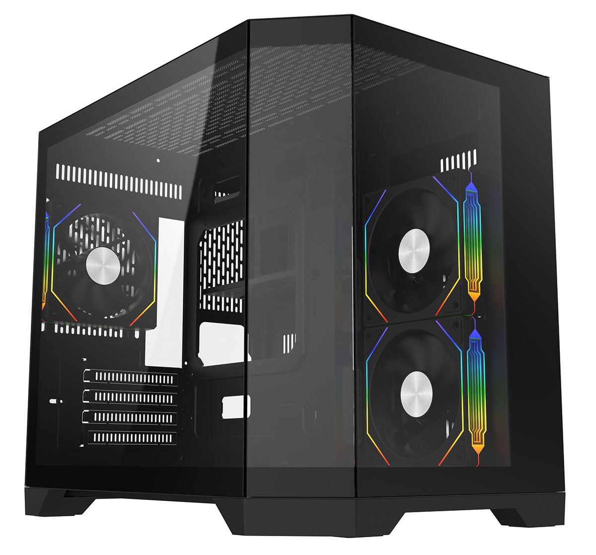 CiT Mars Mid Tower Gaming Case - Black