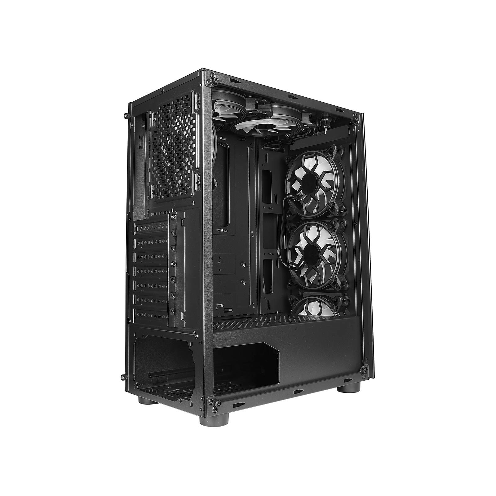 Cit Mirage F6 Mid Tower Gaming Case - Black - Cit-mirage-f6 