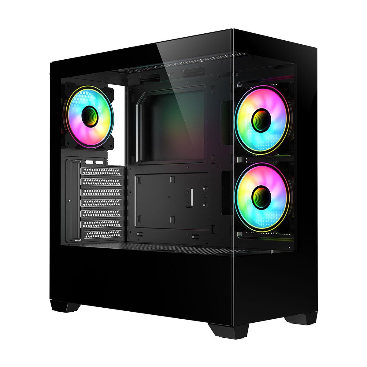 CiT Sense Mid Tower Gaming Case - Black - CIT-SENSE-B | CCL