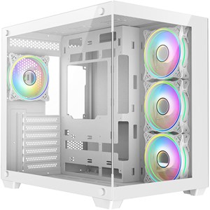 CiT Vision ATX Gaming Cube in White