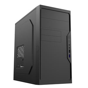 CiT Work Mid Tower MicroATX Case in Black