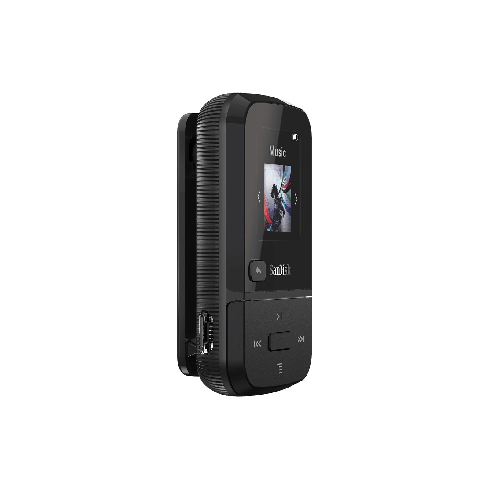 SanDisk Clip Sport Go 32GB MP3 Player in Black - SDMX30-032G-G46K | CCL ...