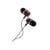 Canyon Comfortable Earphones with Microphone in Red