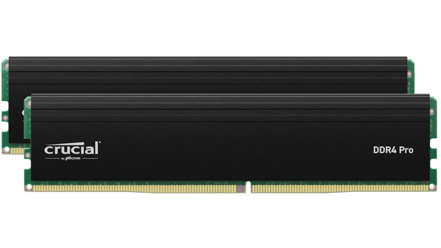 Crucial Pro 64GB (2x32GB) 3200MHz DDR4 Memory Kit