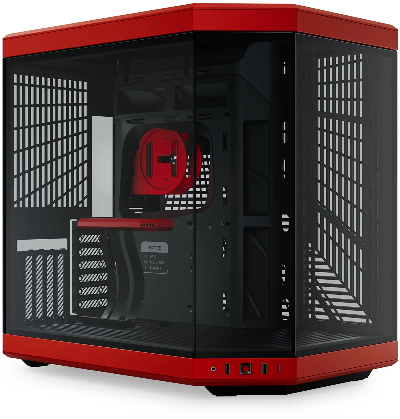 HYTE Y70 Mid Tower Case - Red