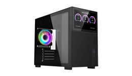 CiT Pro Jupiter Mid Tower Gaming Case - Black 