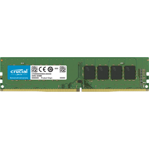 Crucial 8GB (1x8GB) 3200MHz DDR4 RAM, 3200MHz, PC4-25600, CL22, 1.2V