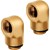 Corsair Hydro X Series 90 Degree Rotary Adapter Twin Pack in Gold