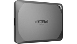 Crucial X9 Pro 1TB Mobile External Solid State Drive in Silver - USB 3.2 Gen 2