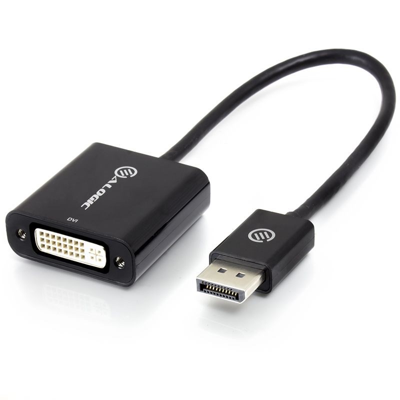 ALOGIC 20cm Male DisplayPort to Female DVI-D Adapter - DP-DVI-ADPC ...