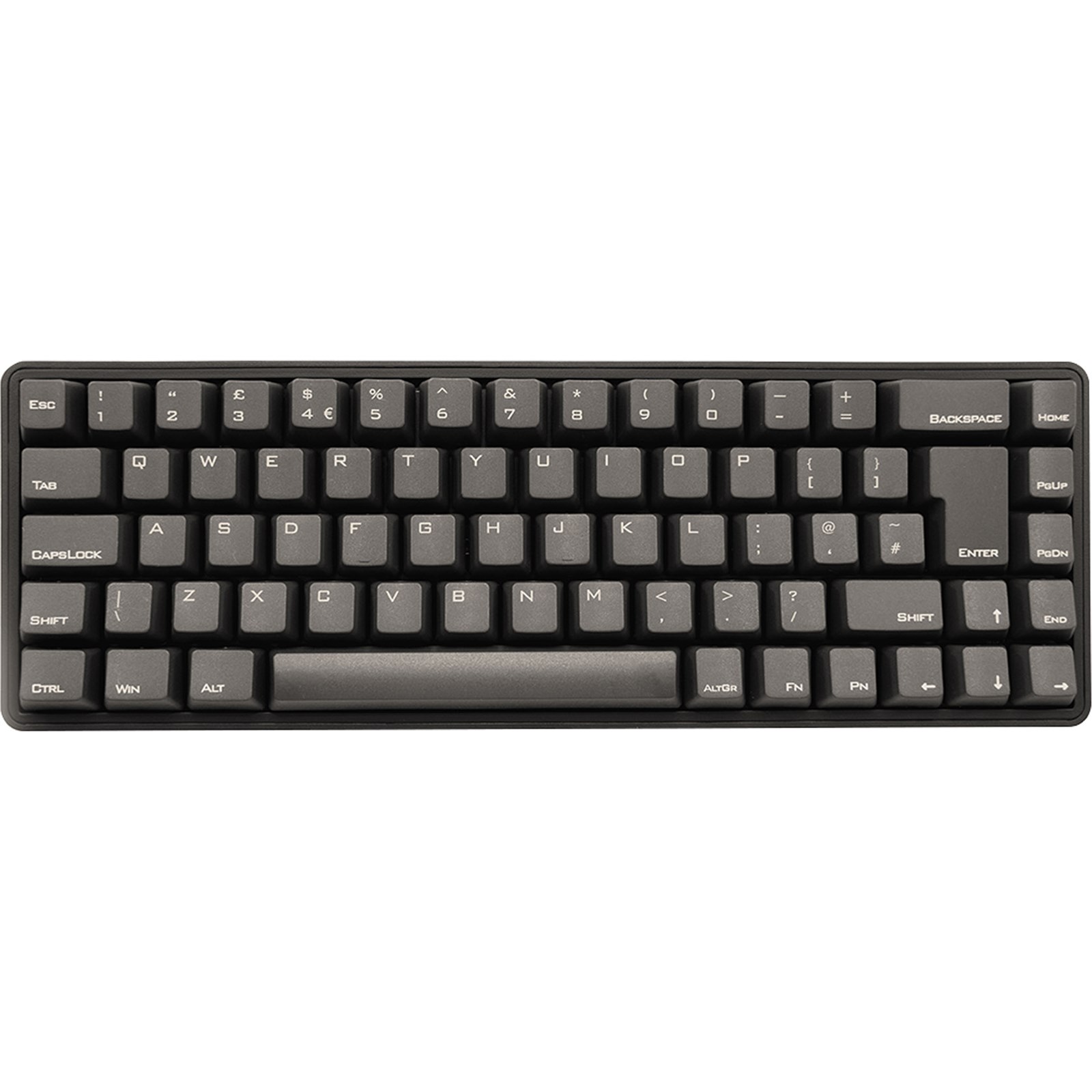 Photos - Keyboard Vortex Cypher USB Mechanical  in Black with Cherry MX Clear VTG68U 