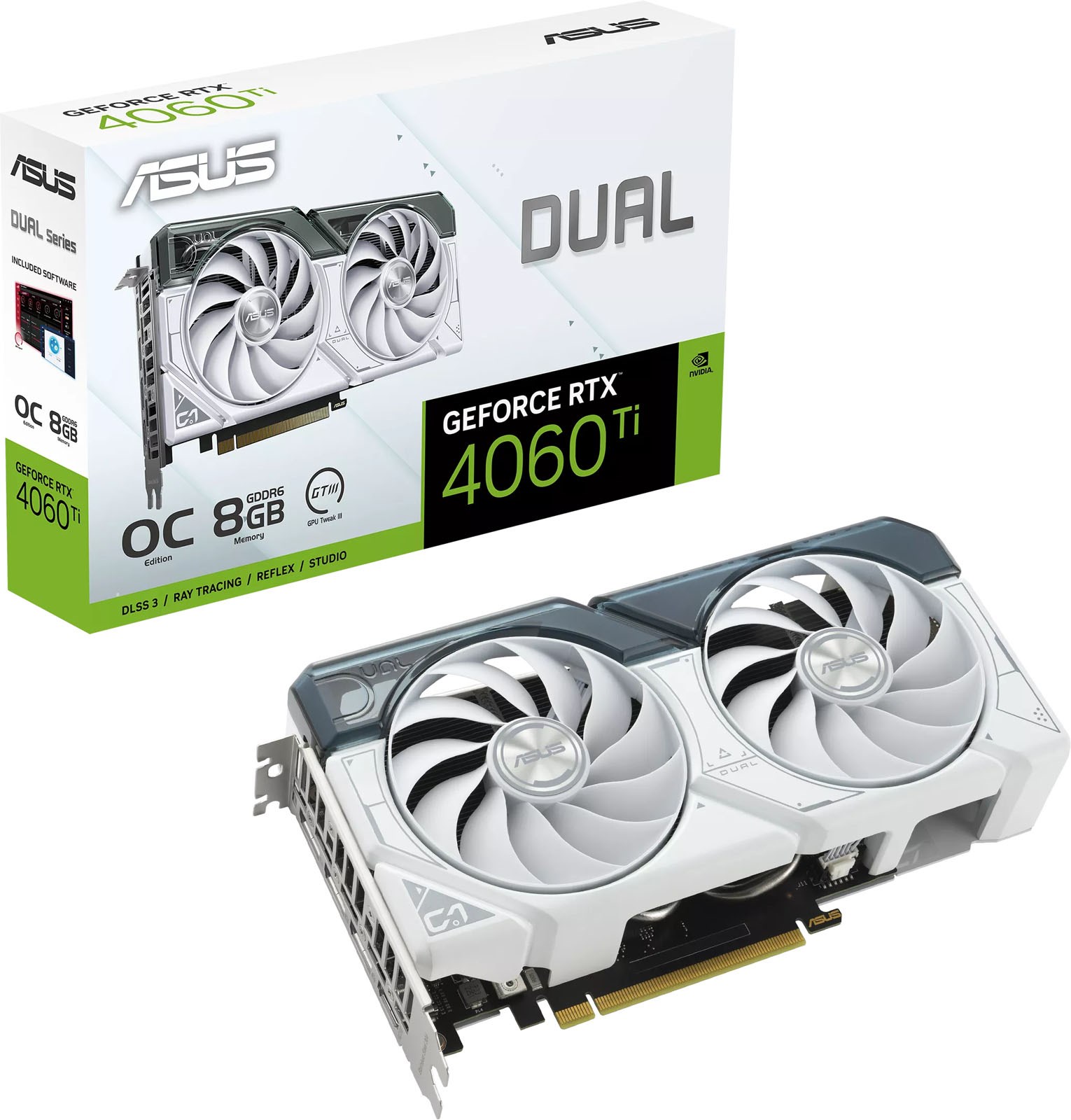 ASUS GeForce RTX 4060 Ti Dual OC 8GB GDDR6 Graphics Card