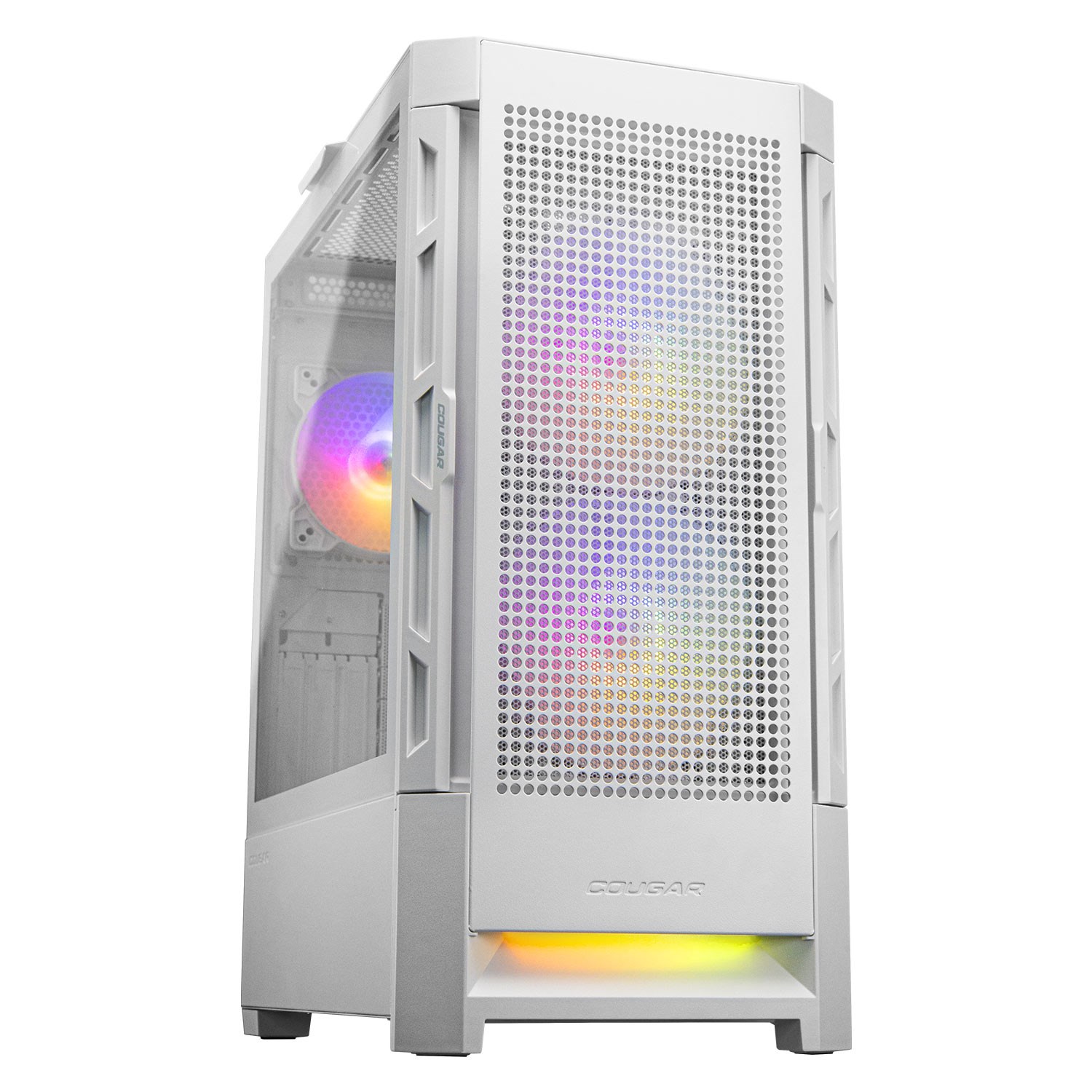 Cougar Duoface RGB Mid Tower Gaming Case - White