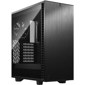 Fractal Design Define 7 Compact Mid Tower ATX Case in Black with Dark Tint Tempered Glass