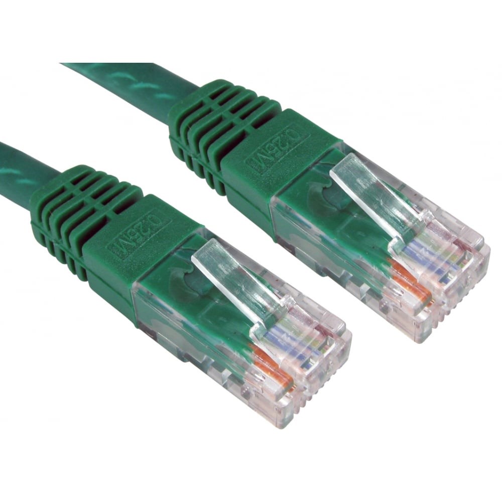 Photos - Ethernet Cable Cables Direct 0.5m CAT6 Patch Cable  ERT-600G (Green)