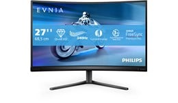 Philips Evnia 27M2C5500W 27" QHD 1440p Curved Gaming Monitor - VA, 400 nits, 1ms