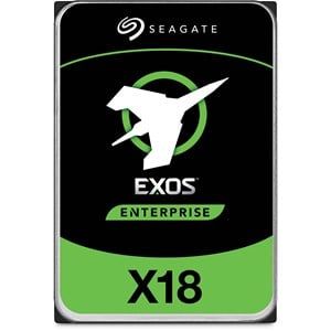 Seagate Exos X18 16TB Hard Drive, 3..5 inch, SATA III, 7200RPM, 256MB Cache, CMR