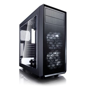 Fractal Design Focus G Computer Case with Window Side Panel (Black)