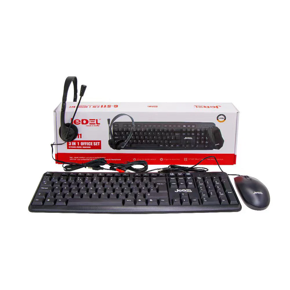 Jedel G-S11 Keyboard, Mouse and Headset Combo