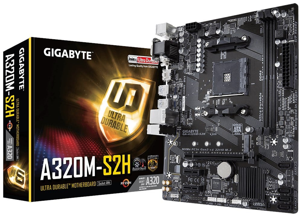 Gigabyte ga a320m h не включается