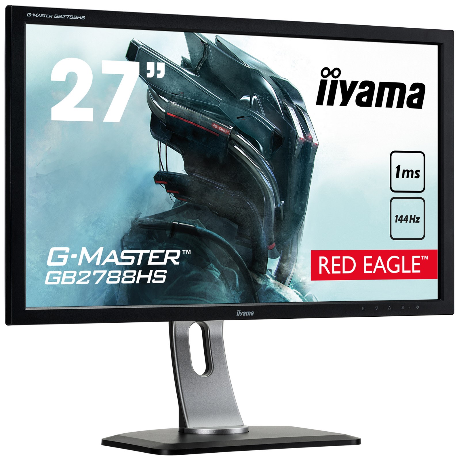 iiyama G-Master Red Eagle 27 inch LED 144Hz 1ms Gaming Monitor, 1ms ...