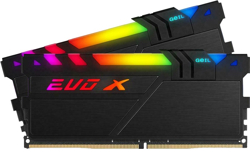 Оперативная память geil evo x ii 16gb ddr4 pc4 25600 gexsb416gb3200c16asc обзор