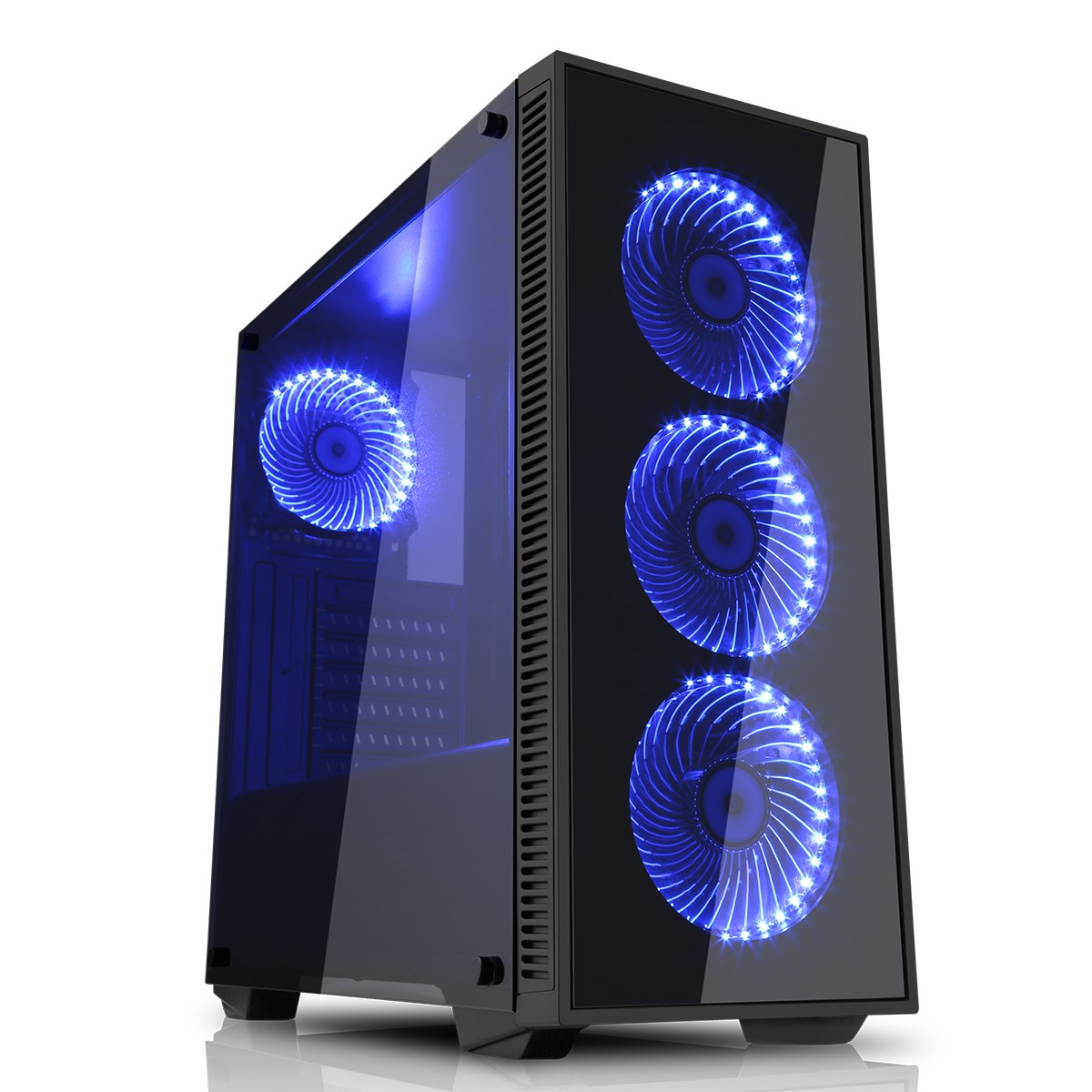 GameMax Draco Mid Tower Case Black with 4 x 120mm RGB 