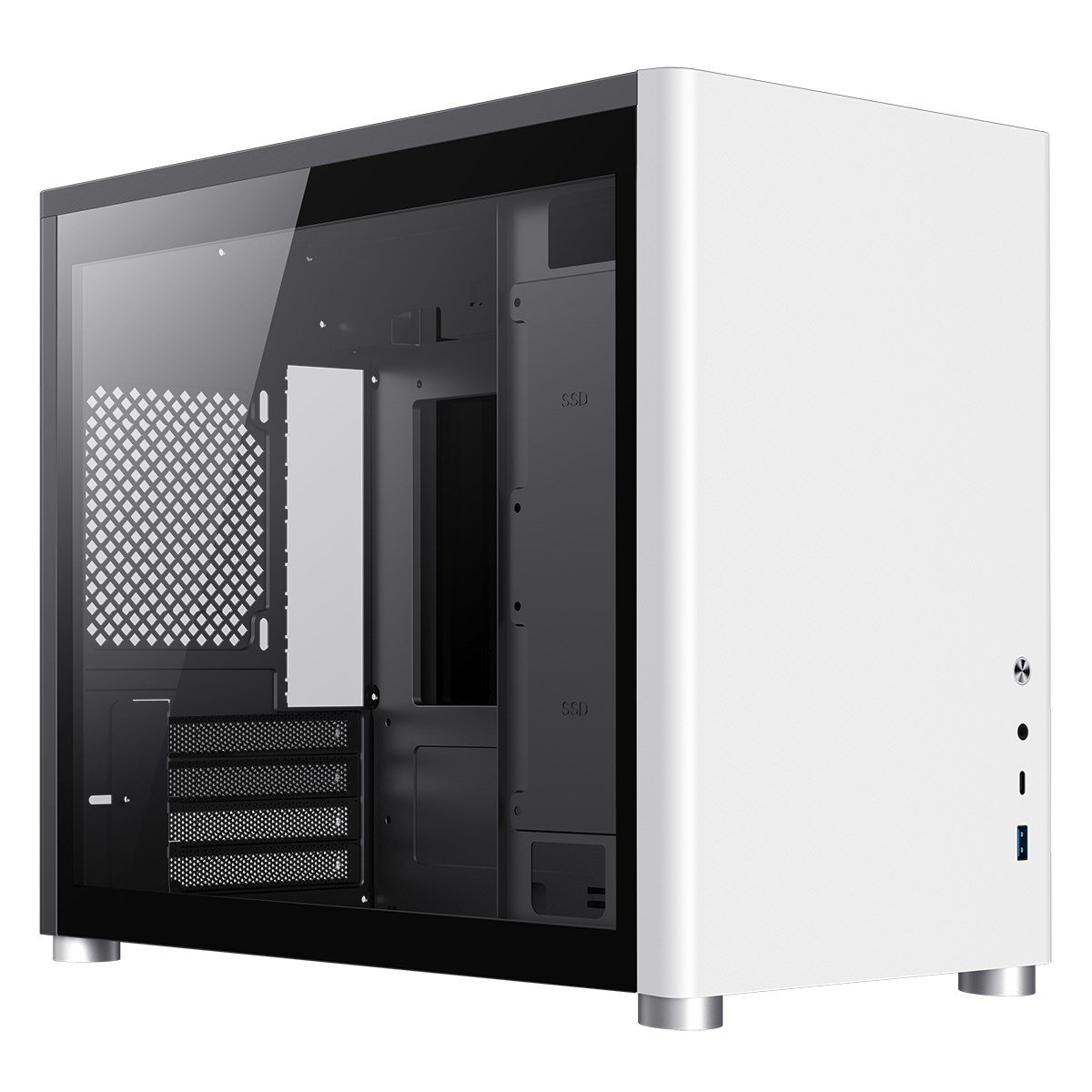 GameMax Spark Mini Tower Gaming Case - White - GMX-SPARKWHT | CCL