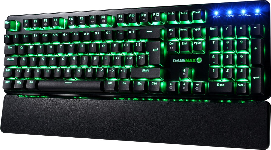 gamemax strike mechanical rgb outemu red switch gaming keyboard