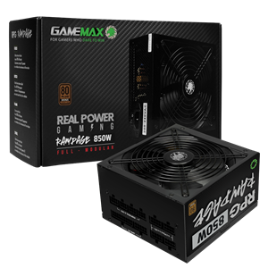 GameMax RPG Rampage 850W 80 PLUS Bronze Certified Modular ATX PSU