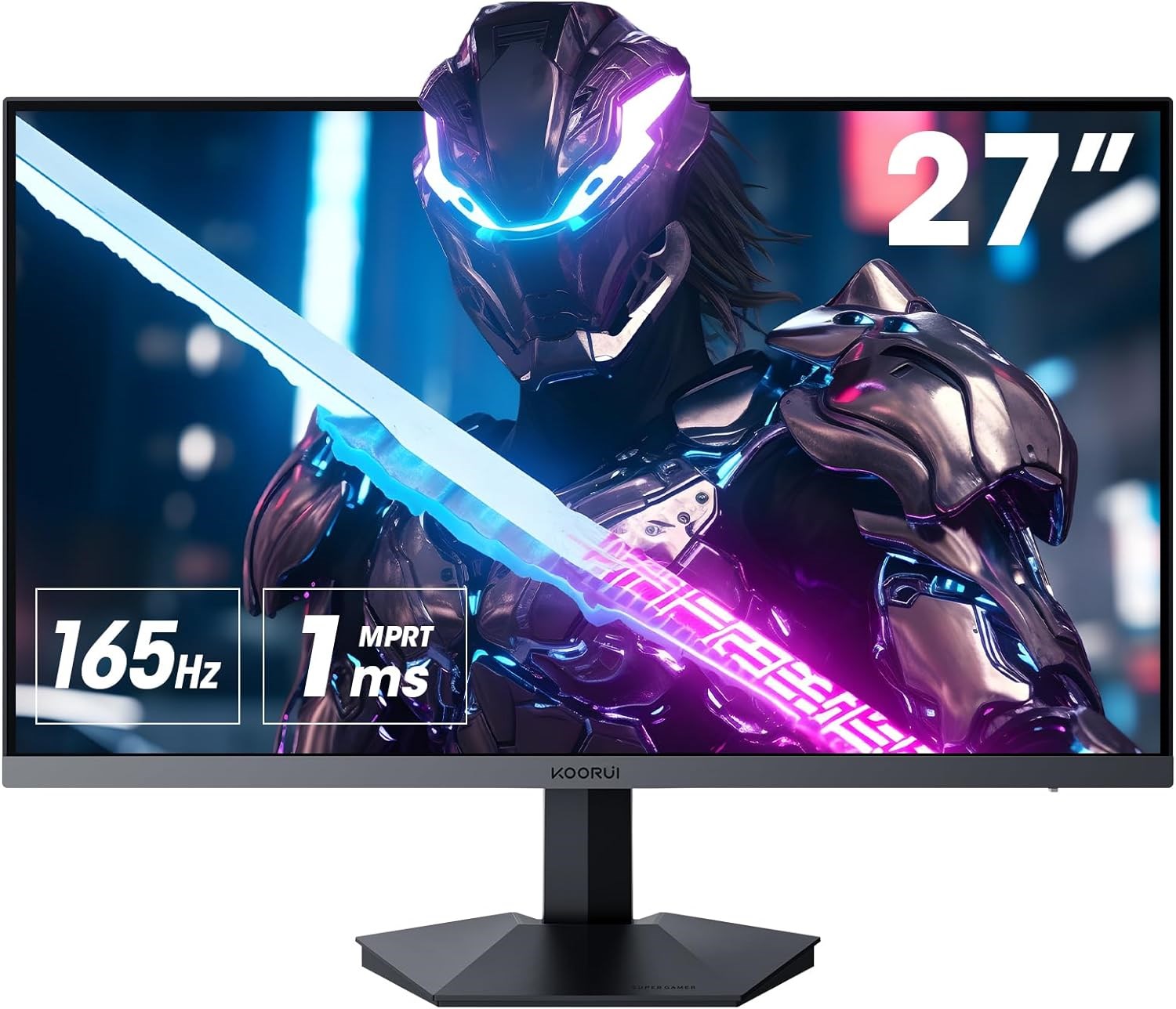 KOORUI GN06 27" Full HD Gaming Monitor - IPS, 165Hz, 1ms, HDMI, DP