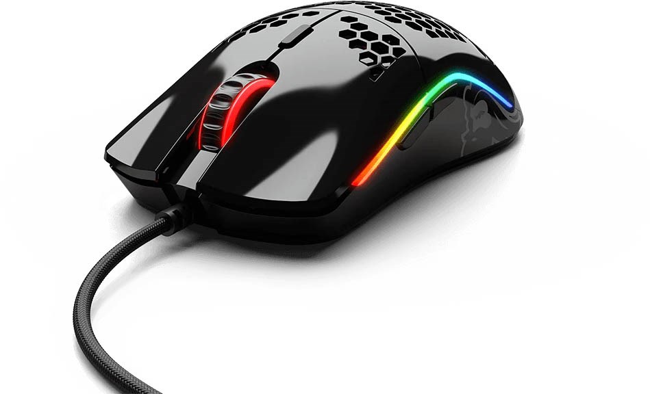 Glorious Model O RGB USB Gaming Mouse in Glossy Black