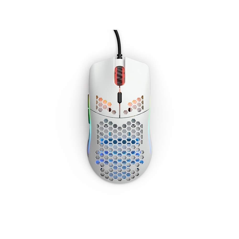 Glorious Model O USB RGB Odin Gaming Mouse in Matte White