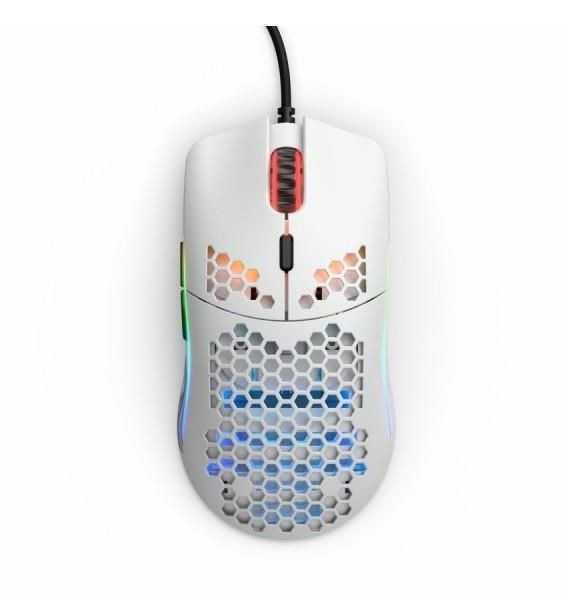 Glorious Model O- USB RGB Odin Optical Gaming Mouse In Matte White