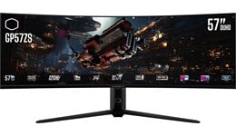 Cooler Master GP57ZS 57" UltraWide Curved Monitor - VA, 400 nits, 120Hz, 1ms, DP