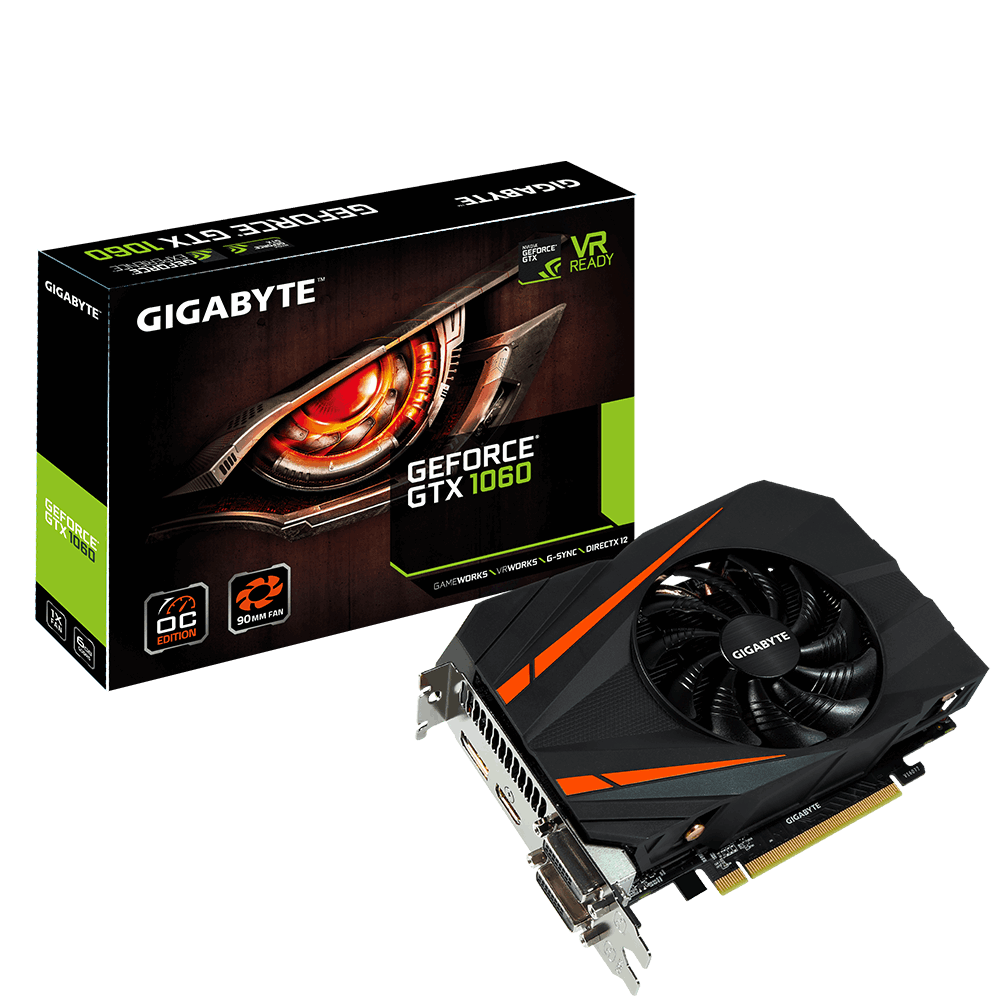 Gigabyte GeForce GTX 1060 Mini ITX OC 6GB Graphics Card *Open Box ...