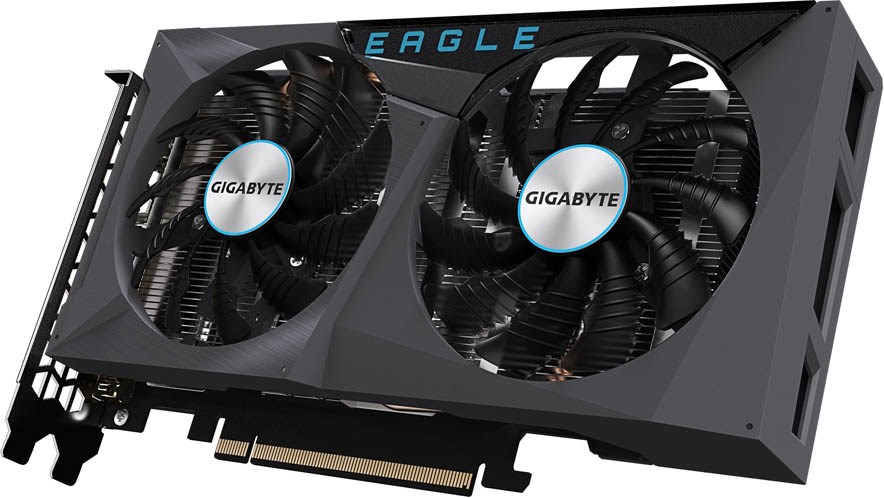 Gigabyte GeForce RTX 3050 EAGLE 8GB OC GPU - GV-N3050EAGLE OC-8GD