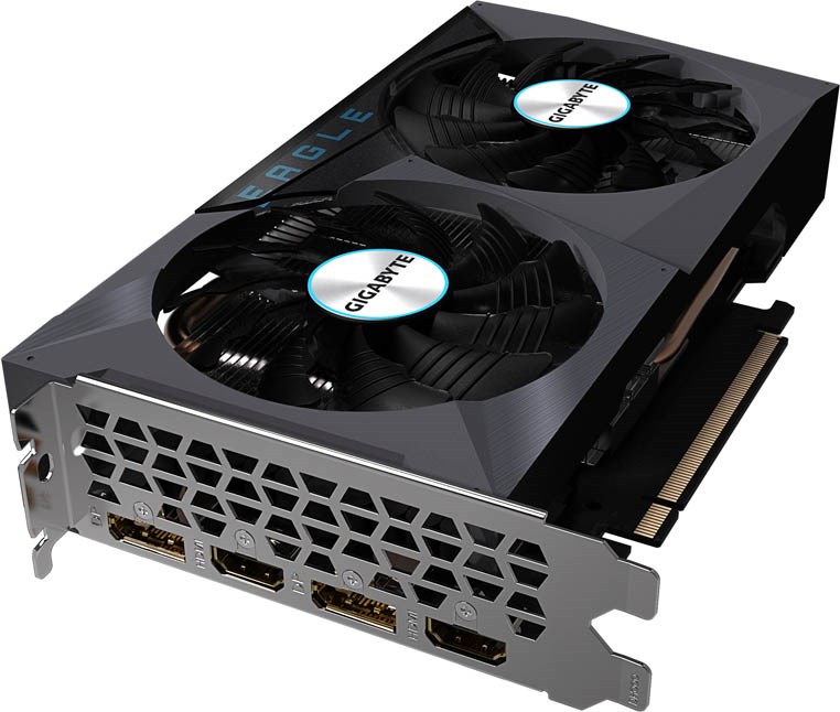 Gigabyte GeForce RTX 3050 EAGLE 8GB OC GPU - GV-N3050EAGLE OC-8GD