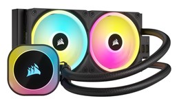 Corsair iCUE LINK H100i RGB Liquid CPU Cooler - Black