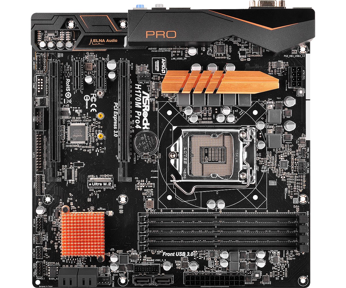 Asrock h170m pro4 обзор