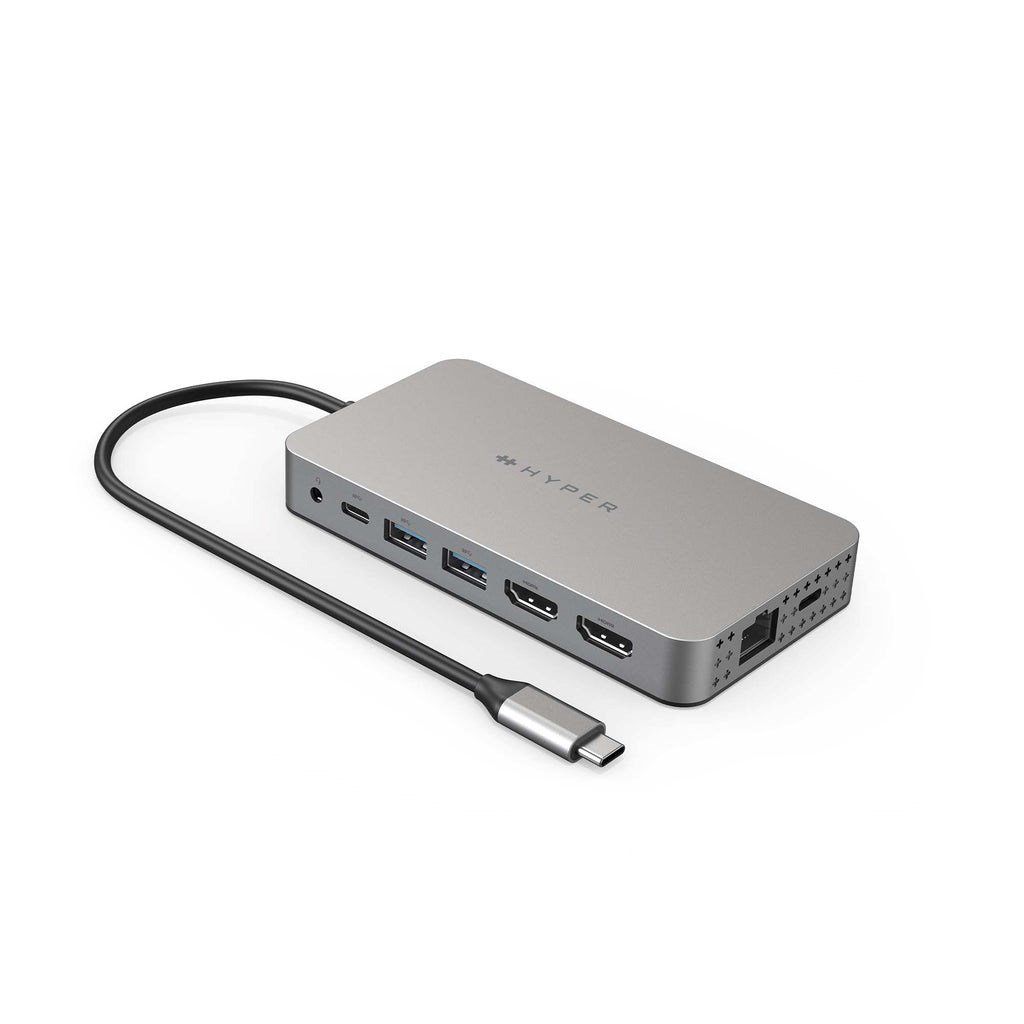 Photos - Card Reader / USB Hub Targus Hyper HyperDrive Dual 4K HDMI 10-in-1 USB-C Hub for M1 or M2 MacBooks HDM1 