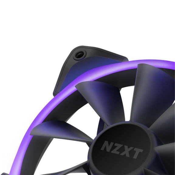 NZXT Aer RGB 2 140mm Twin Starter Pack of Chassis Fans in Black with Fan  Controller - HF-2814C-DB | CCL