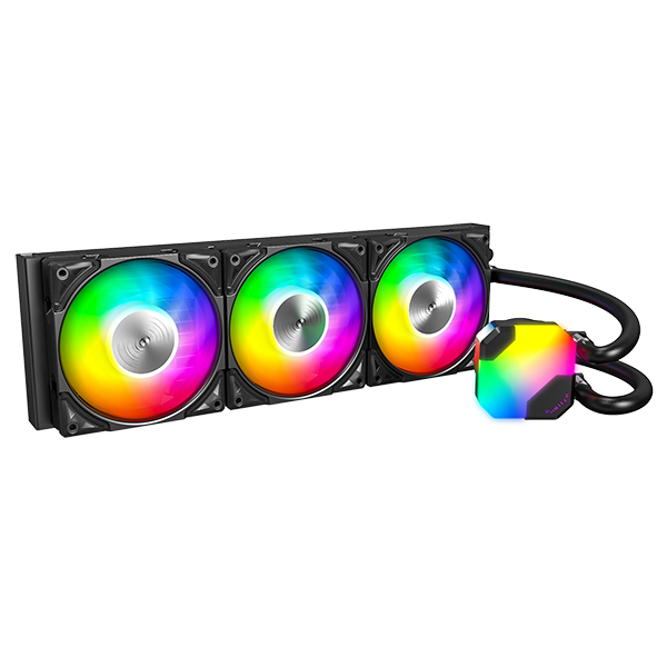 Montech HyperFlow 360mm ARGB AiO Liquid CPU Cooler In Black