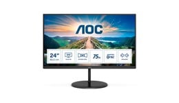 AOC Q24V4EA 24 inch IPS Monitor - 2560 x 1440, 4ms, Speakers, HDMI