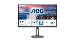 AOC Q27V5N 27" QHD Monitor - VA, 75Hz, 4ms, Speakers, HDMI, DP