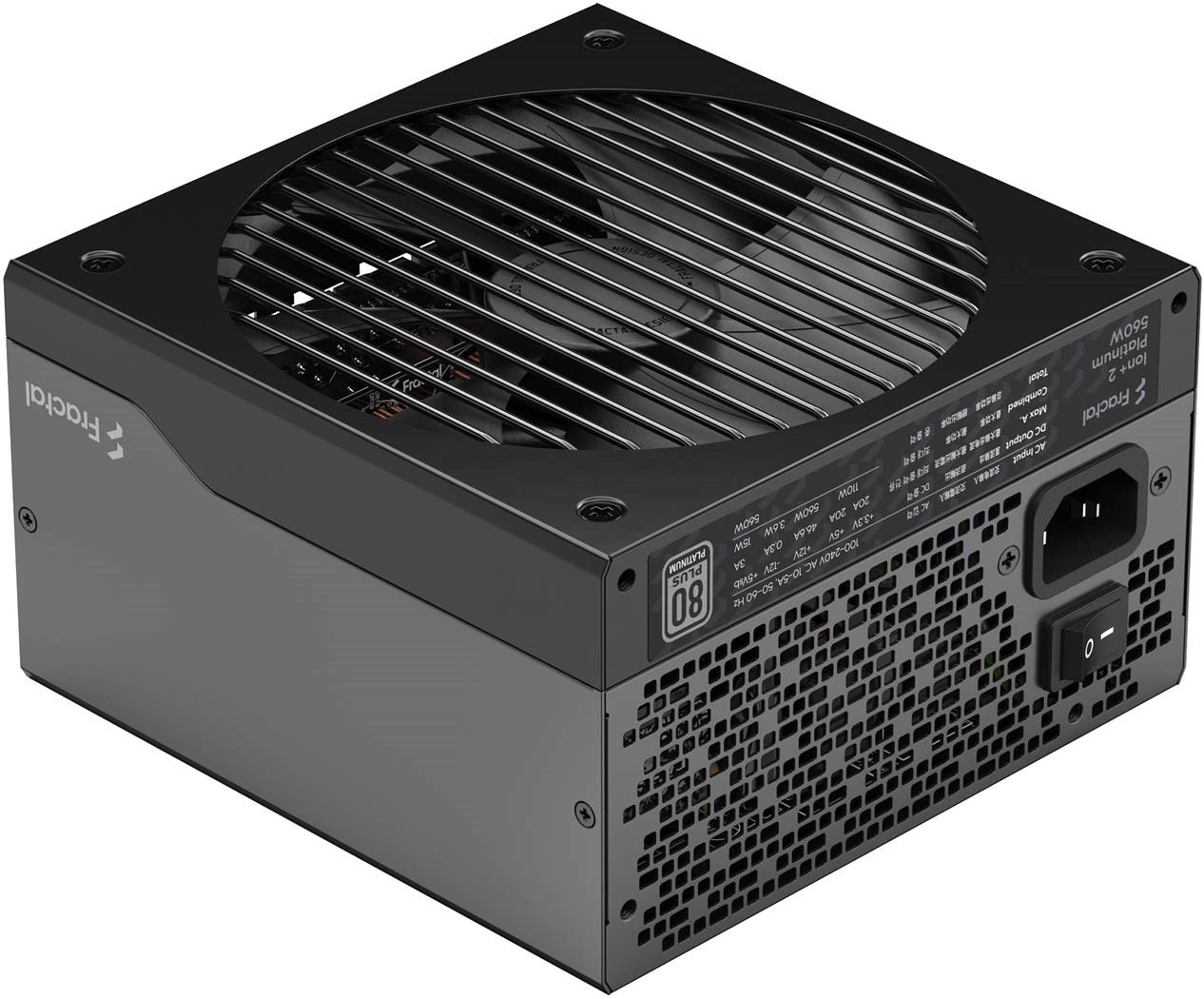 Fractal Design Ion+ 2 Platinum 560W Modular 80+ Platinum PSU - FD