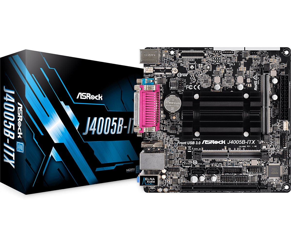 ASRock J4005B-ITX Intel Integrated CPU Motherboard - 90 